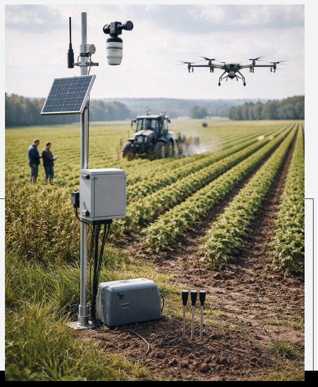 Разработка IoT мониторинга полей в Тольятти от 8791 р. | АвикейТля