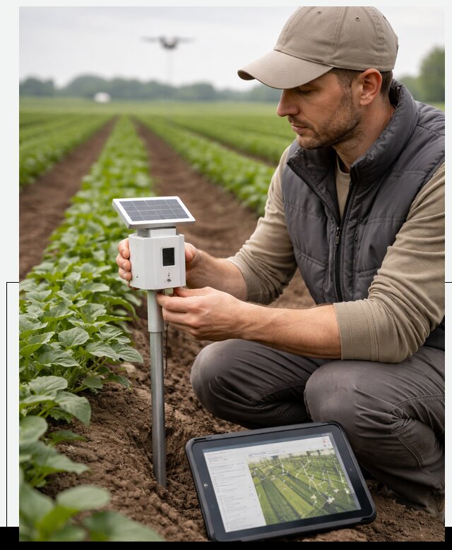 IoT мониторинг сельскохозяйственных полей и контроля в Тольятти